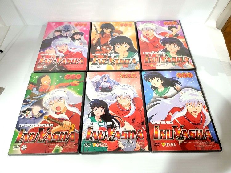 InuYasha DIY01-DIY06 Viz Media DVD Movies Set Anime