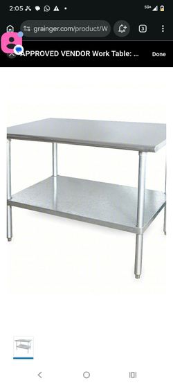 Stainless Steel Work Table