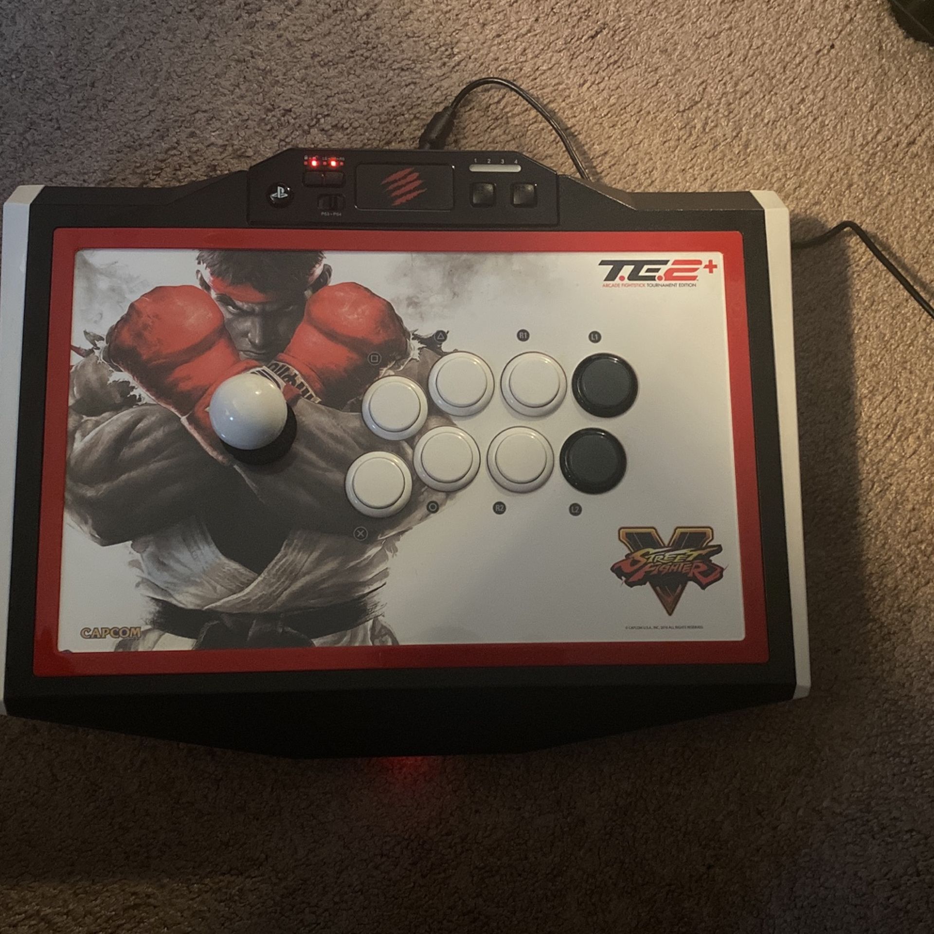Mad Catz Street Fighter V Arcade FightStick TE2+ for PlayStation4 and PlayStation3