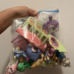 Bag full of Littlest Pet Shop