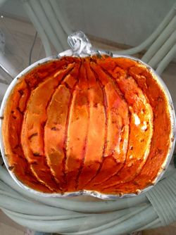 Decorative Pumpkin Bowl Silver Plated Metal 🎃