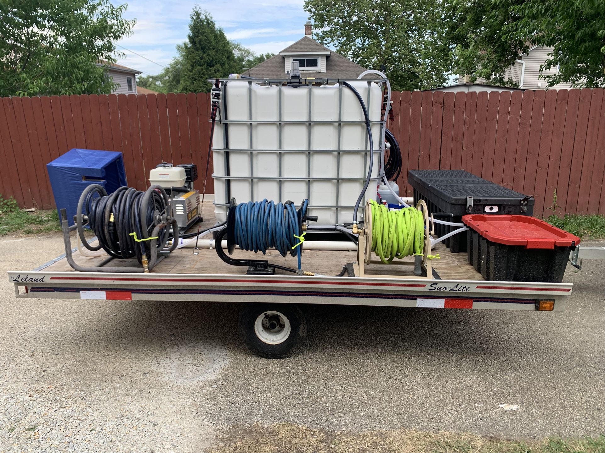 Pressure Washer/ Soft Wash Trailer $8,500 OBO