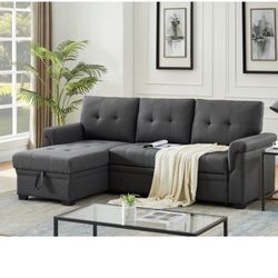 Dark Grey New Couch 