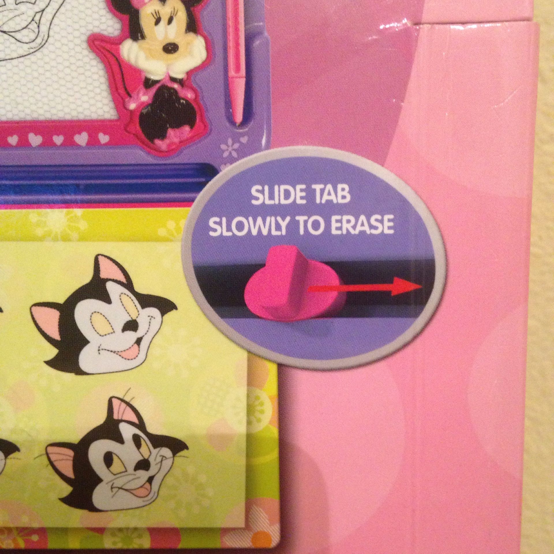 Disney Junior Minnie Book & Magnetic Pad W/magnetic Pen