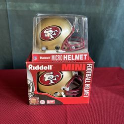 San Francisco 49er helmets