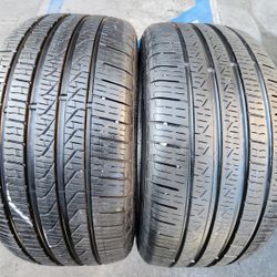 2 USED TIRES PIRELLI 225/40/19