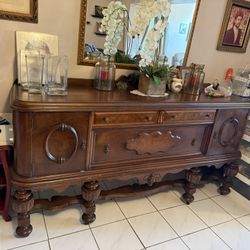 Antique Wooden Dinning Set