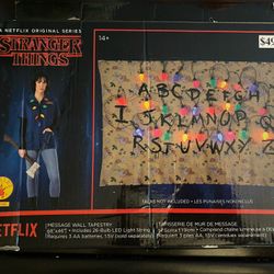 Stranger Things Tapestry w/ Lights