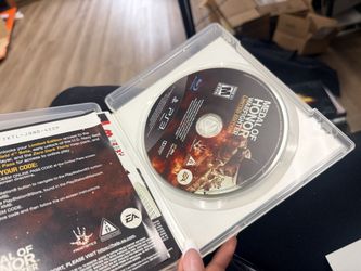 Medal of Honor warfighter limited edition PS3