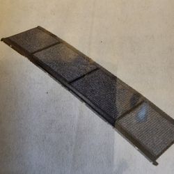 Folding Pet Car Ramp with Non-Slip Rug Surface, Portable Dog Ramp for Cars and SUVs, 70.9" Long & 17.3" Wide Dog Stair Ramp for Large Dogs Up to 200lb