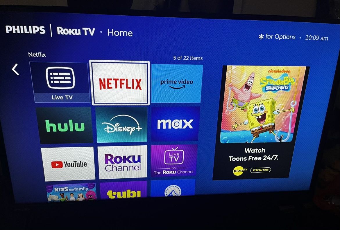 32 Inch Philips/Roku Smart Tv 