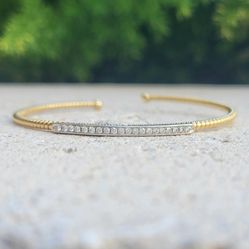 18K Gold Diamond Bracelet