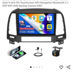 4gb+64gb 8 Core Qualcomm Car Stereo Radio For Hyundai Santa Fe 2006-2012