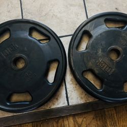 Olympic Weights Pair Of 45 Lbs  