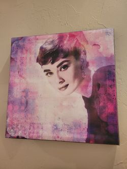 Canvas Audrey Hepburn Wall Art