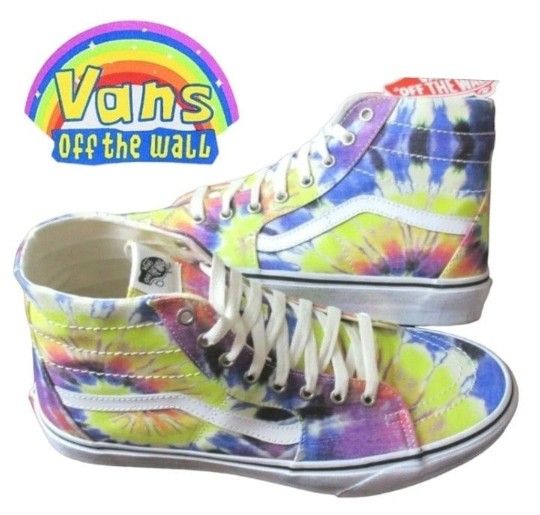 Vans SK8-Hi Tapered Washed Tie Dye Mens Size 11.5 women's Size 13