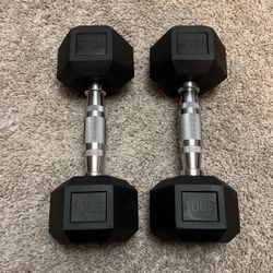 2 10 Pound Dumbbells