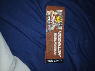 King of the Cage Bonecrusher Event Ticket
