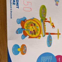 Kids Keyboard And Drumset 