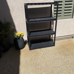 Shelving Unit - Black Plastic - Heavy Duty