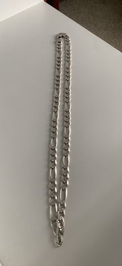 925 Sterling Sliver 26’ Length Figaro Chain
