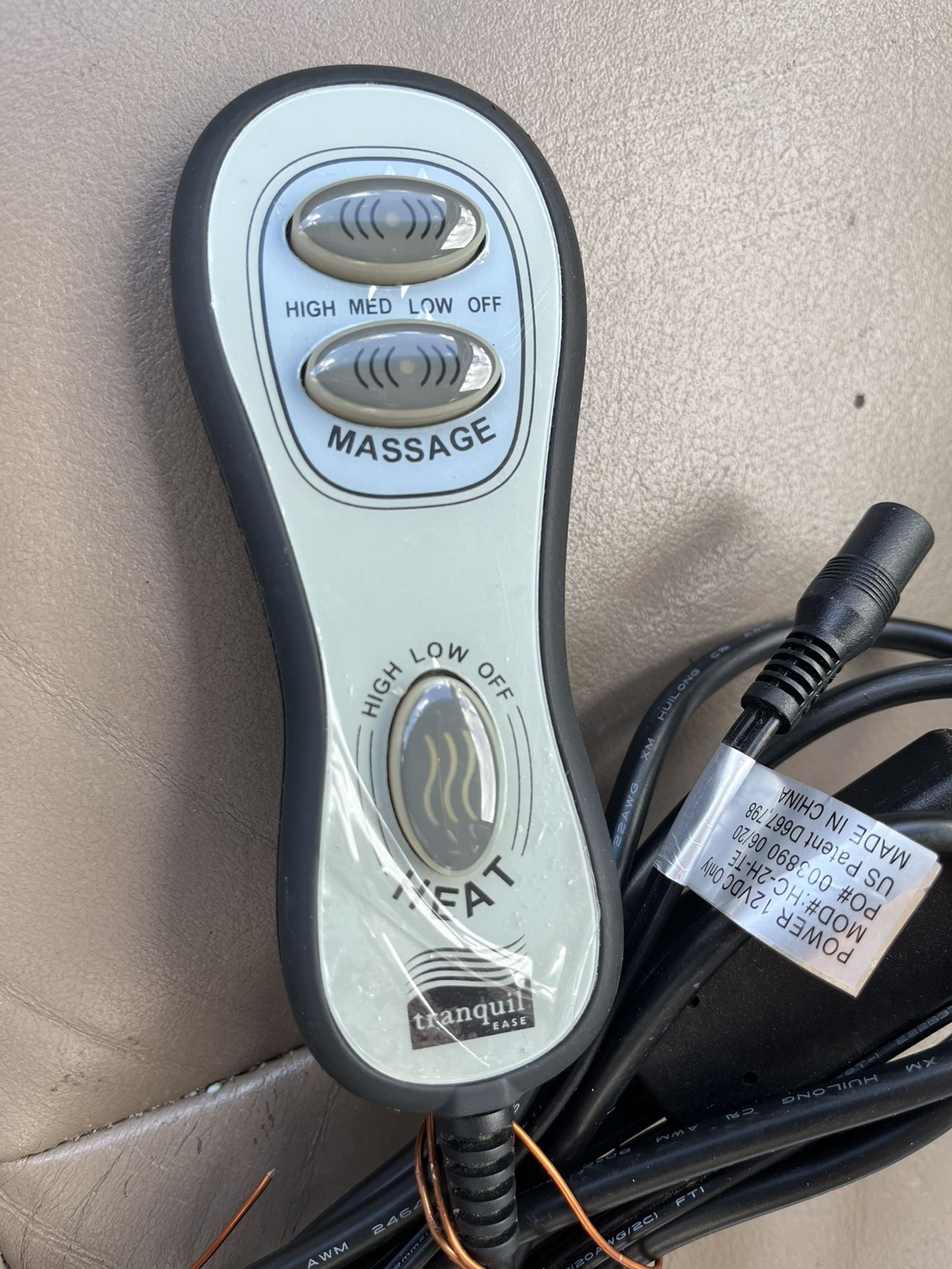 Tranquil ease massage chair manual sales