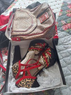 Guess Platforms With Matching Purse