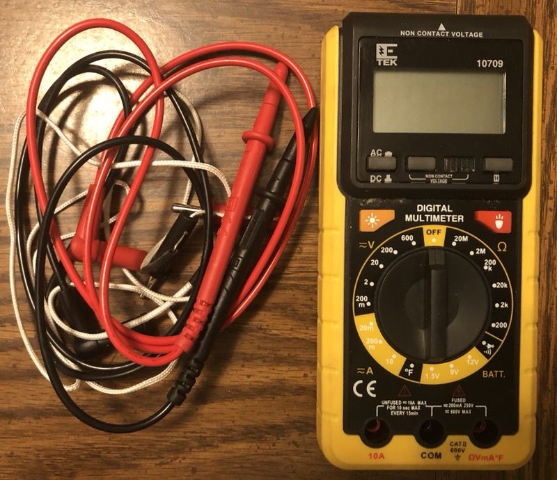 Etek Digital Hand Held Multimeter 10709