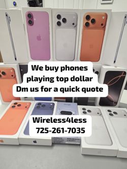We buy phones