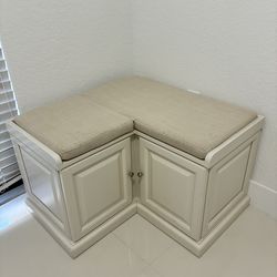 Corner Bench with Storage