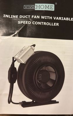 Ventilador de conducto 4” – Como nuevo
