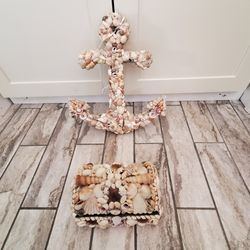 Shell Decor Anchor And Box