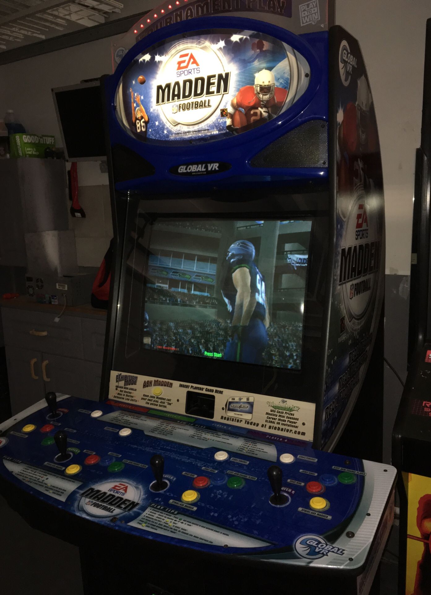 Madden NFL Football full size arcade game