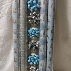 Christmas Gift Wrap/Bows/Gift Tags New Sealed