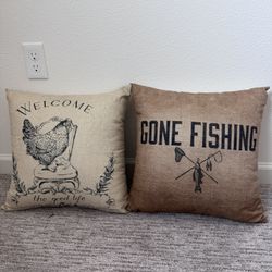 Two NEW throw Pillows 