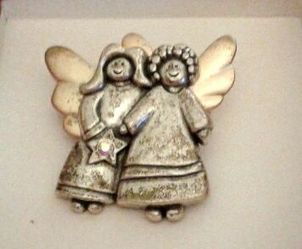 Vintage Angel Brooch