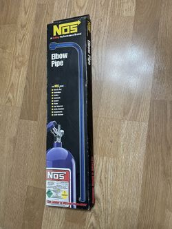$30 Brand New NOS 16160NOS Blue Anodized Aluminum Nitrous Bottle Valve Blow Down Tube