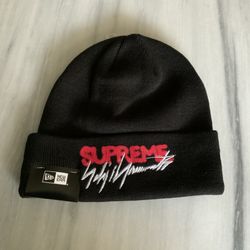 Supreme Yohji Yamamoto New Era Beanie - Black for Sale in Union ...