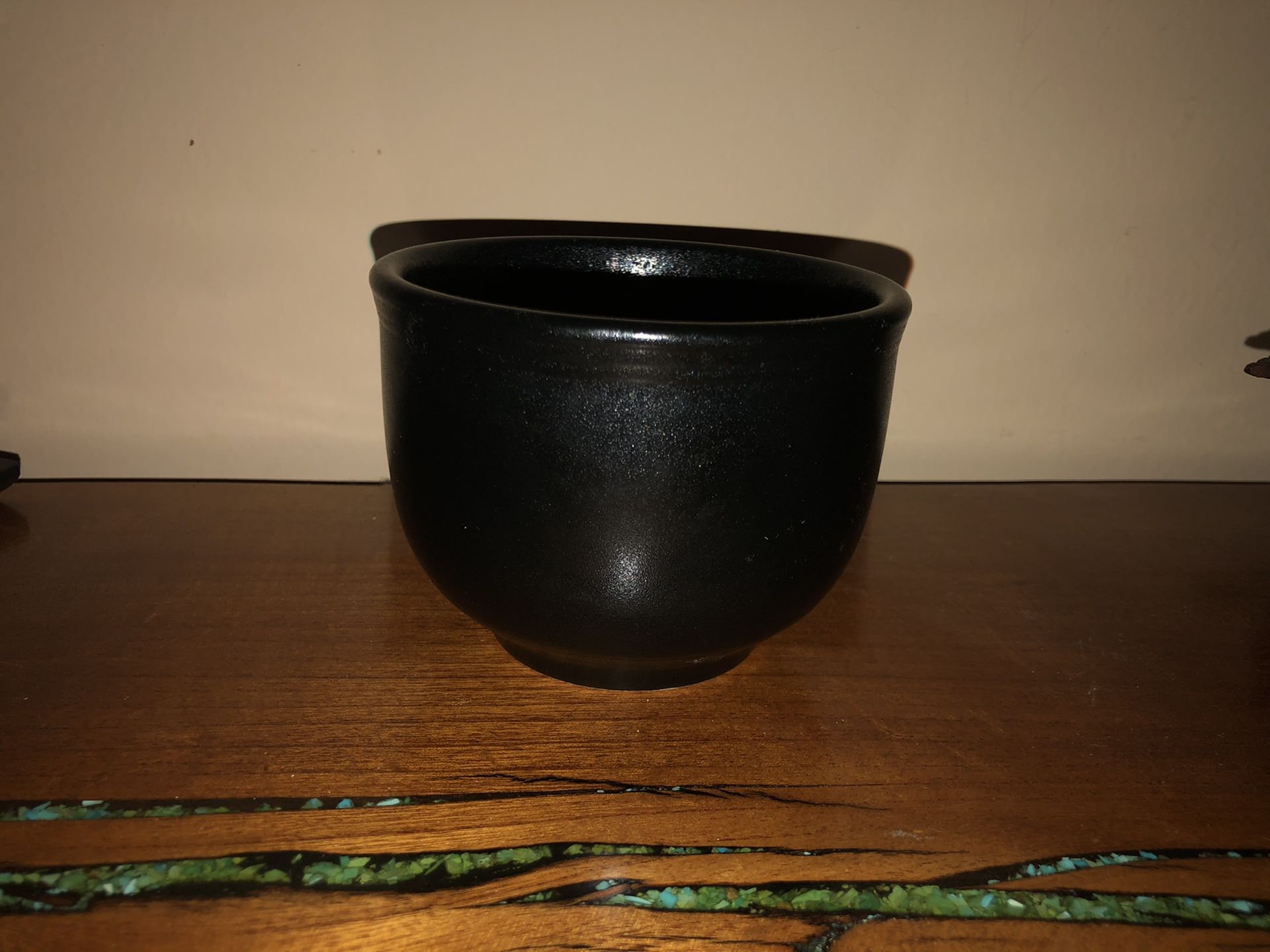 Black Authentic Fiestaware Bowl for Salsa Snacks Holiday