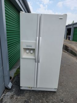 Whirlpool White Side By Side Refrigerator 2