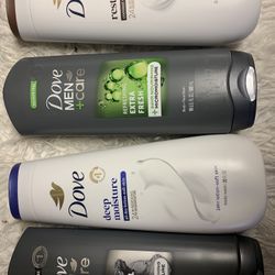4/$20 Dove Body Wash 
