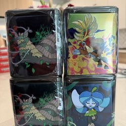 Pokemon 4x Destined Rivals & 2x Journey Together Packs 2025 Tins