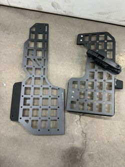 Driver and passenger side Molle panels for Ford Bronco with one Glock model attachment