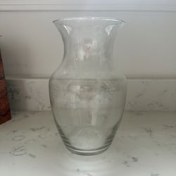 8 Inch Tall Glass Vase