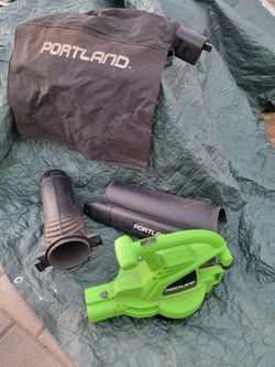 Portland 12 Amp 3-in-1 Corded Electric Blower Vacuum Mulcher