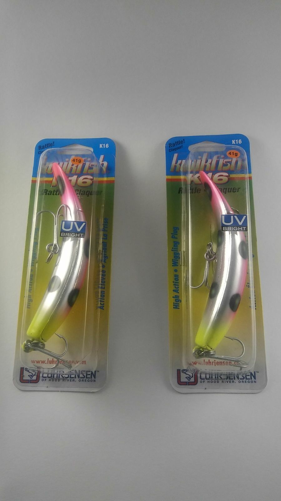 2 Luhr Jensen Extreme Kwikfish K16X UV Lures (NEW)