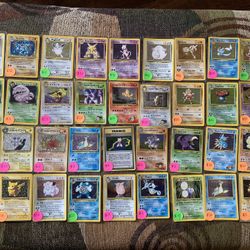 RARE 1996-2000 VINTAGE HOLO POKÉMON CARD LOT WOFC/JAPANESE/PROMOS