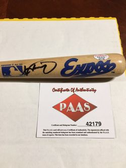 Vladimir Guerrero Sr. Autographed Mini Bat