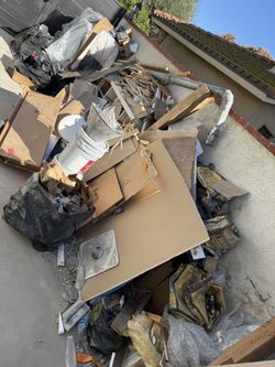 Cardboard Boxes Trash