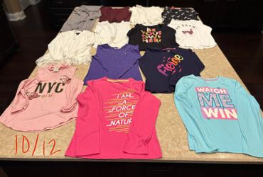 10/12 Girl Tops $5 EACH